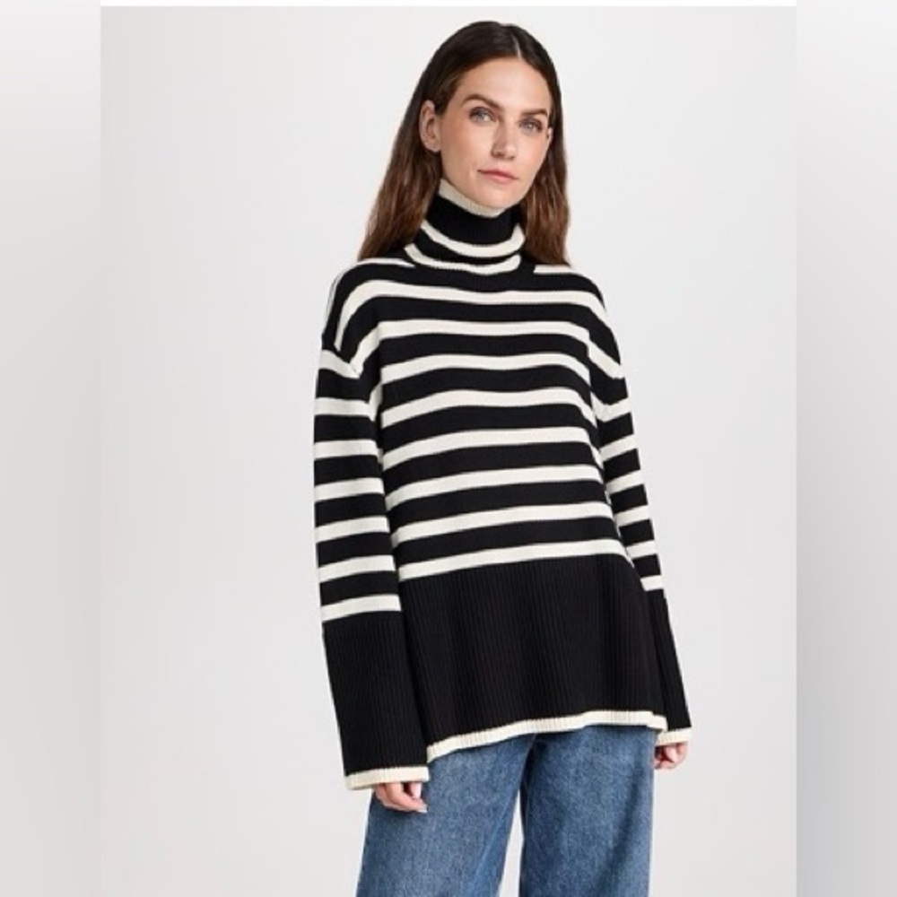 Moon River Striped Sweater